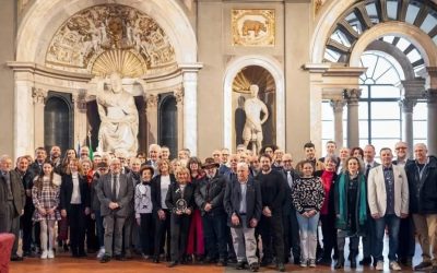la giornata dell’artigianato nel salone dei cinquecento A FIRENZE. premiati gli artigiani e la regista cinzia th torrini